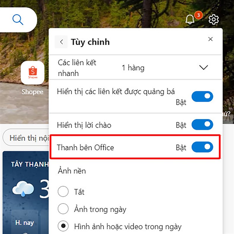 Cách bật Office Sidebar trên Microsoft Edge