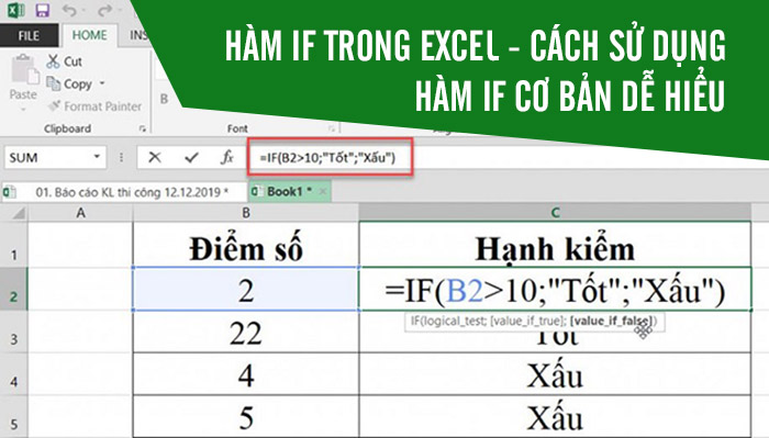 Cách dùng hàm IF trong Excel hiệu quả nhất