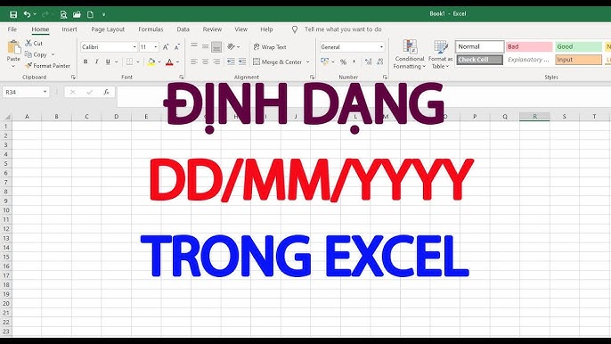 Hướng dẫn định dạng ngày tháng trong Excel cực kỳ đơn giản